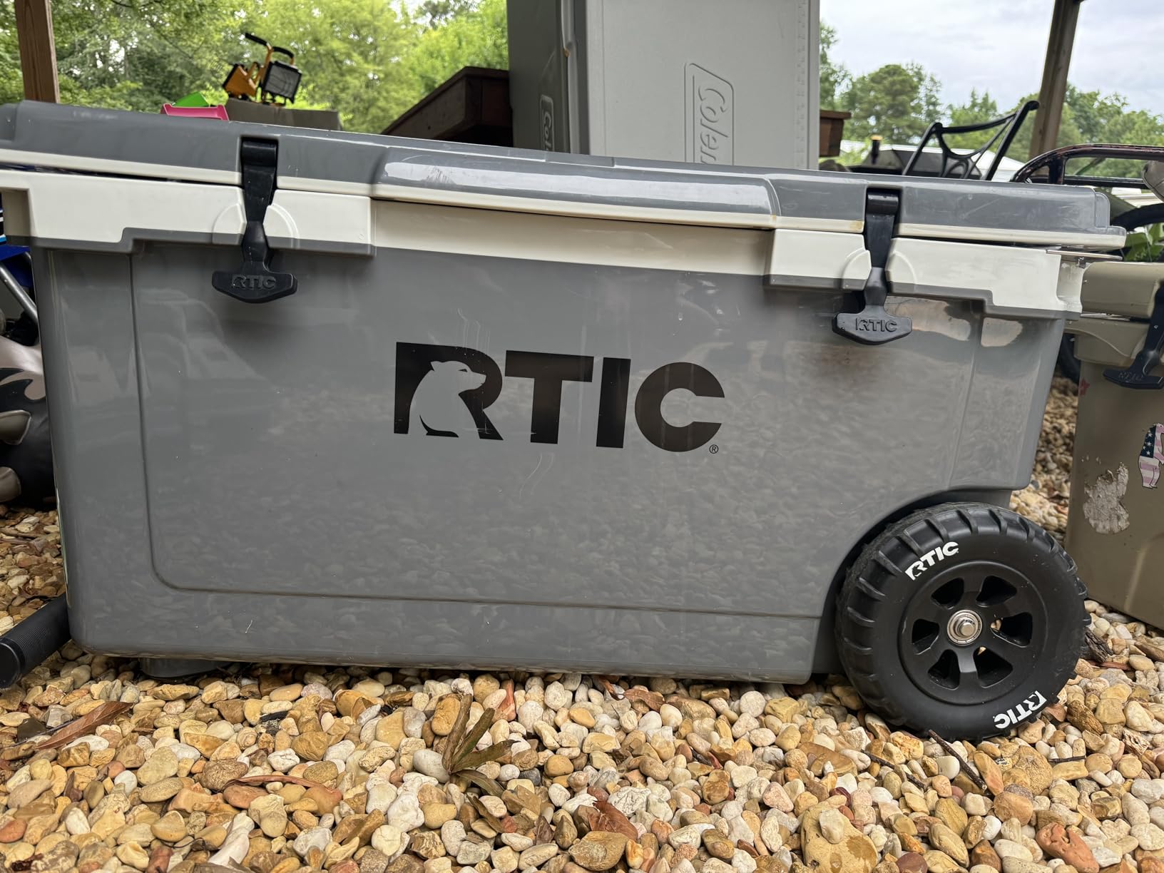 RTIC 72 QT Ultra-Light Wheeled Hard Cooler | Insulated, Ice Chest Box, Beach, Drink, Beverage, Camping, Picnic, Fishing, Barbecue, 30% Lighter Than Rotomolded customer photo 1