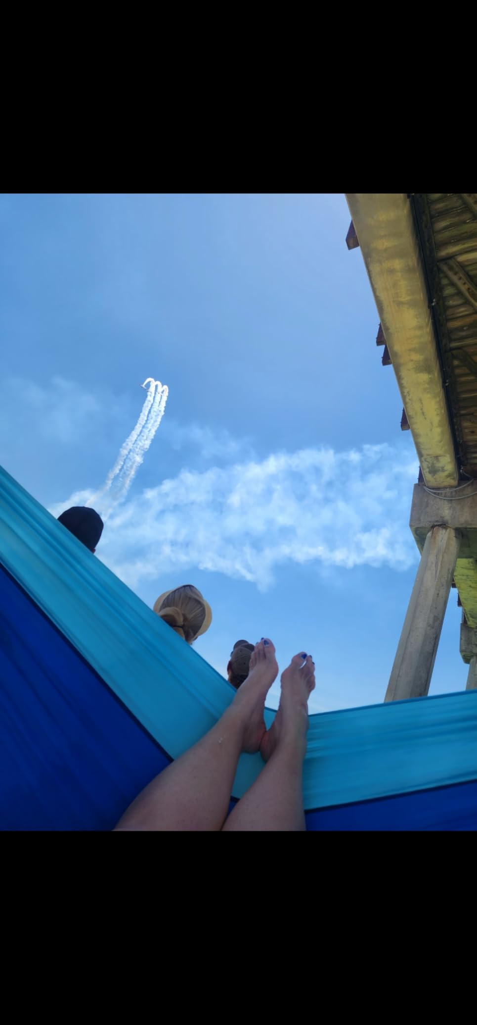 GORILLA GRIP Travel Camping Hammock, Durable Tree Straps, Single, Blue customer photo 2