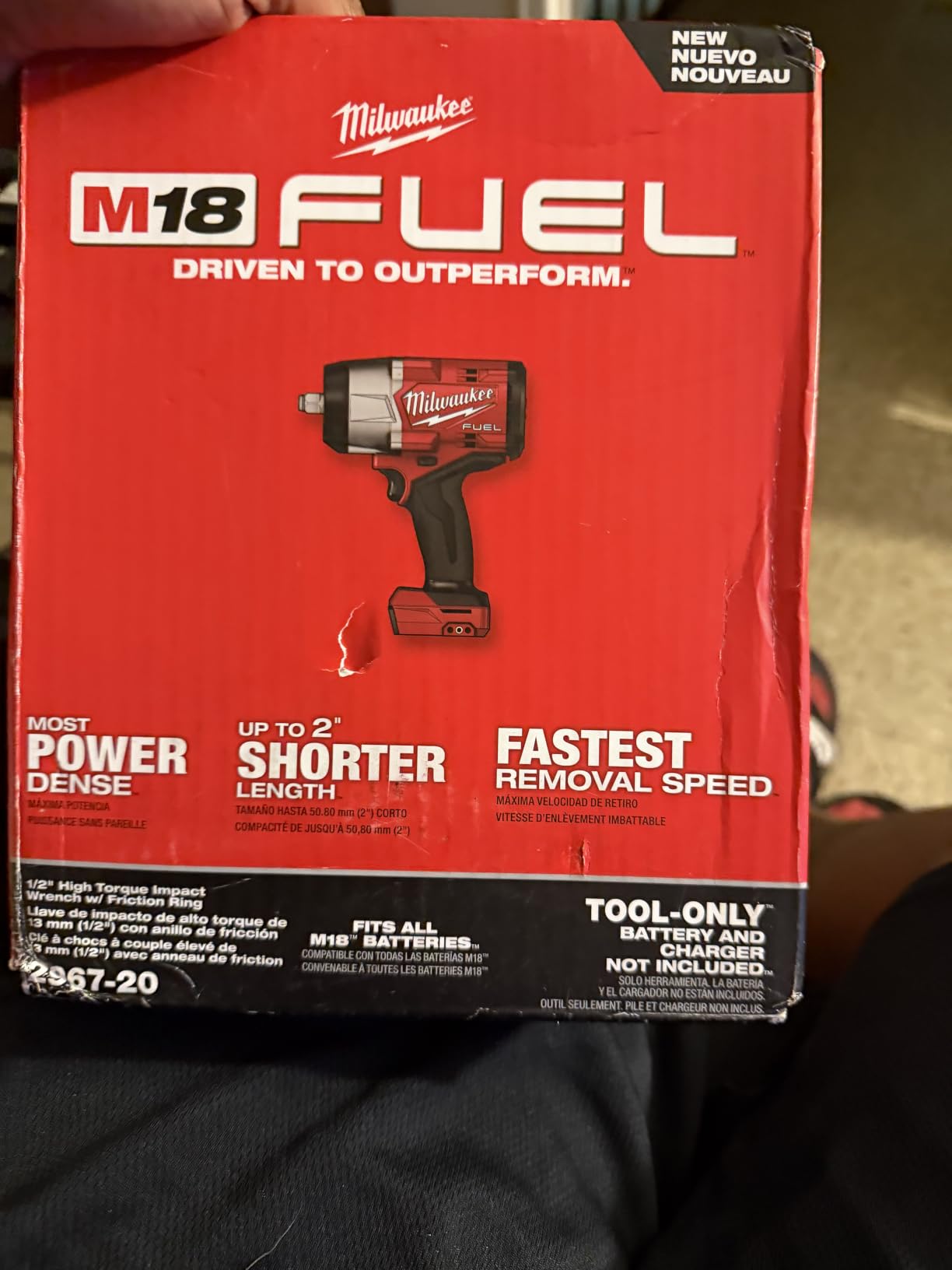 Milwaukee Electric - M18 Fuel 1/2 HIGH Torque Impact Wrench W/FRICTI customer photo 2
