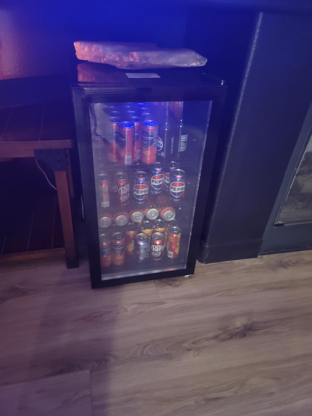 130 Can Beverage Refrigerator, 3.2 Cu.Ft Mini Fridge Beverage Cooler | Glass Door, 35-65°F Digital Temperature Display, Adjustable Shelves, Beverage Fridge for Soda, Beer & Wine customer photo 2
