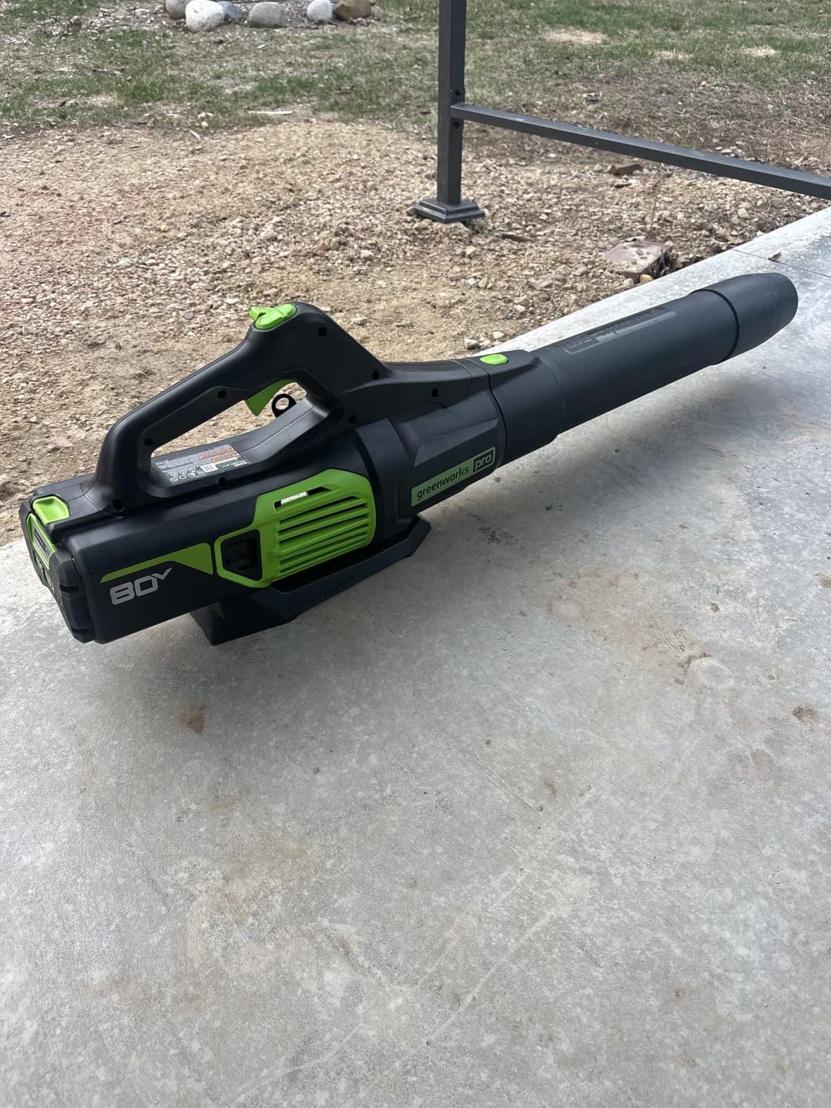 Greenworks 80V Backpack Leaf Blower, 750 CFM, 4.0 Ah Battery and Charger customer photo 1
