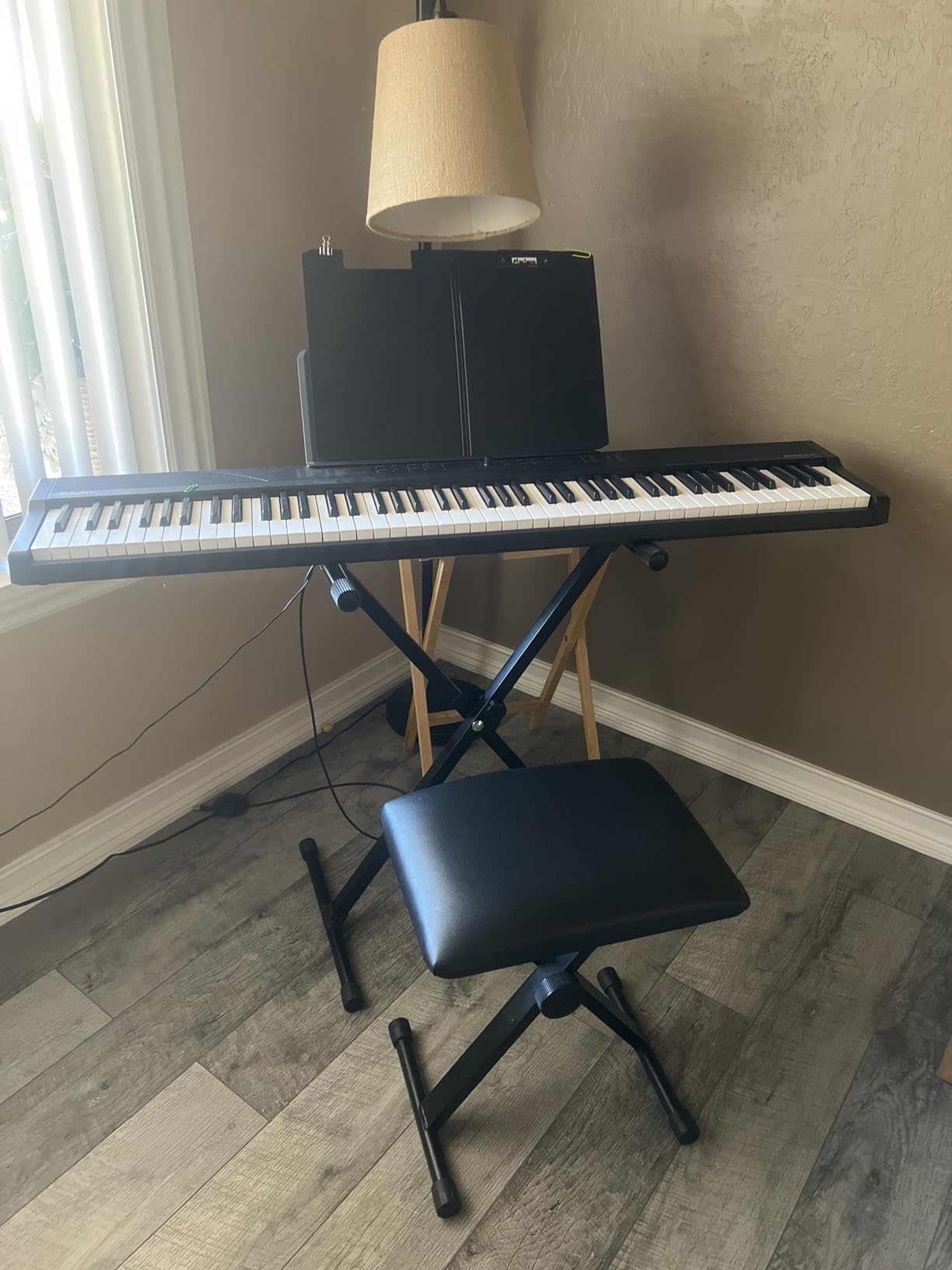 Alesis Recital Play 88-Key Piano Keyboard Bundle | Portable, 480 Voices, Split/Layer Modes, Includes Lessons, Stand, Sustain Pedal, Headphones, Carry Bag, for Beginners customer photo 2