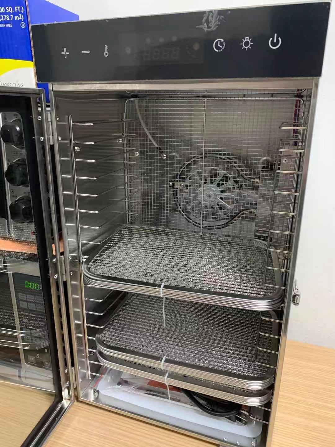 SUCISENI Food Dehydrator Machine 1000W 18 Trays Stainless Steel Commercial Food Dehydrated Dryer with 24H Timer Touch-Control LED Display, Compact Size for Home Jerky Herbs Meat Beef Fruit Vegetables customer photo 1