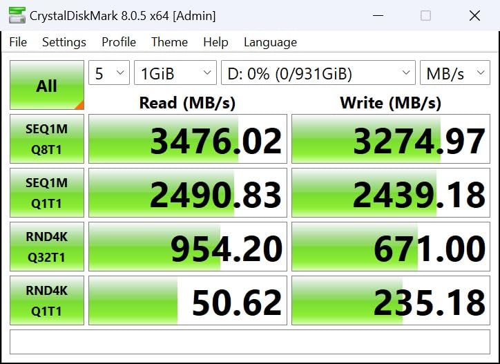 Patriot Viper VP4000 Mini 1TB PCIe Gen4 x4 M.2 2230 SSD, Form factor: M.2 2230; Interface: PCIe Gen4 x4 customer photo 1
