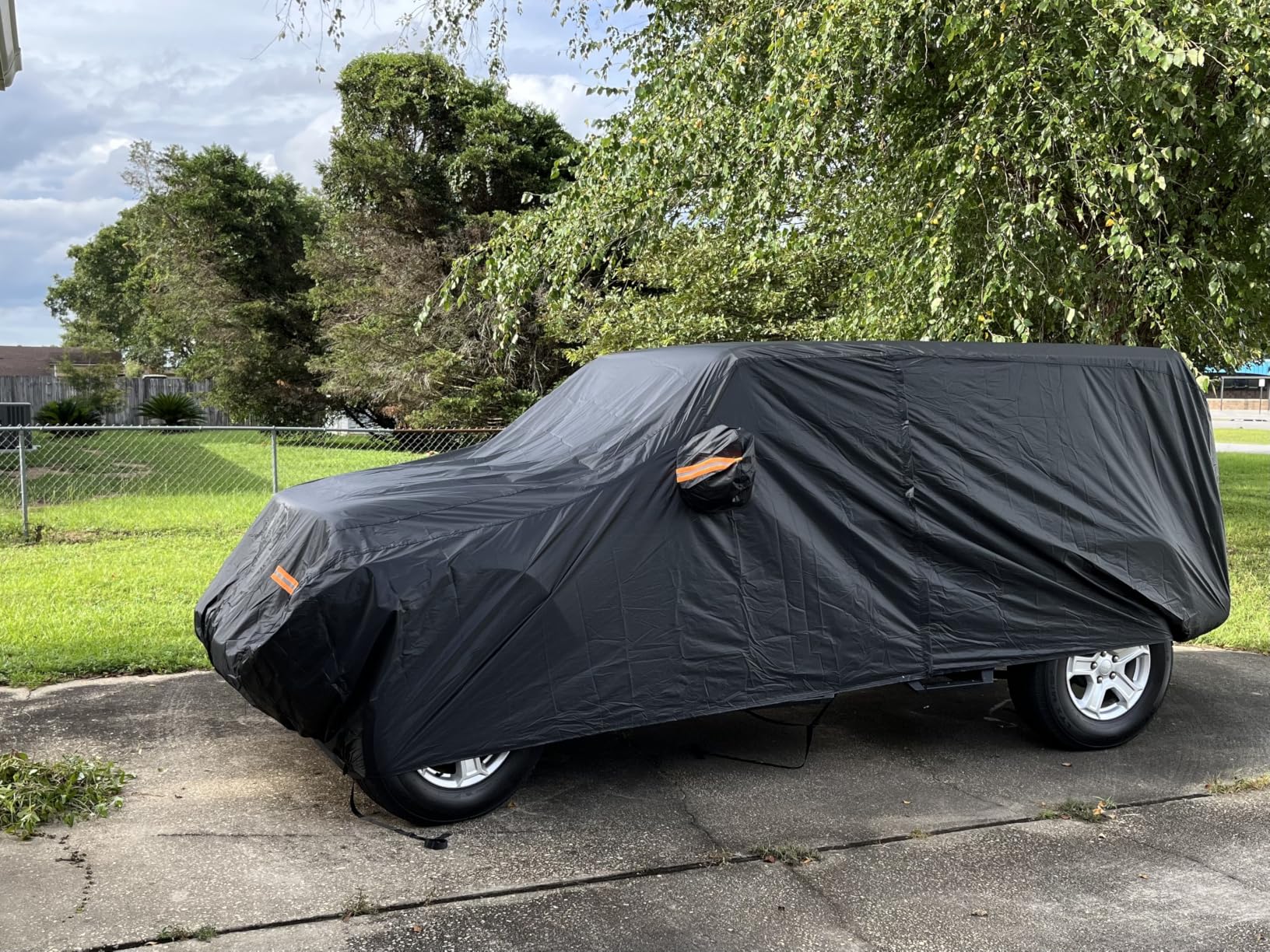 Waterproof Car Cover Fit for Ford Mustang 1994-2026, Chevy Camaro 2010-2026 | All Weather Full Exterior Cover Rain Hail Sun Protector with Door Zipper customer photo 1