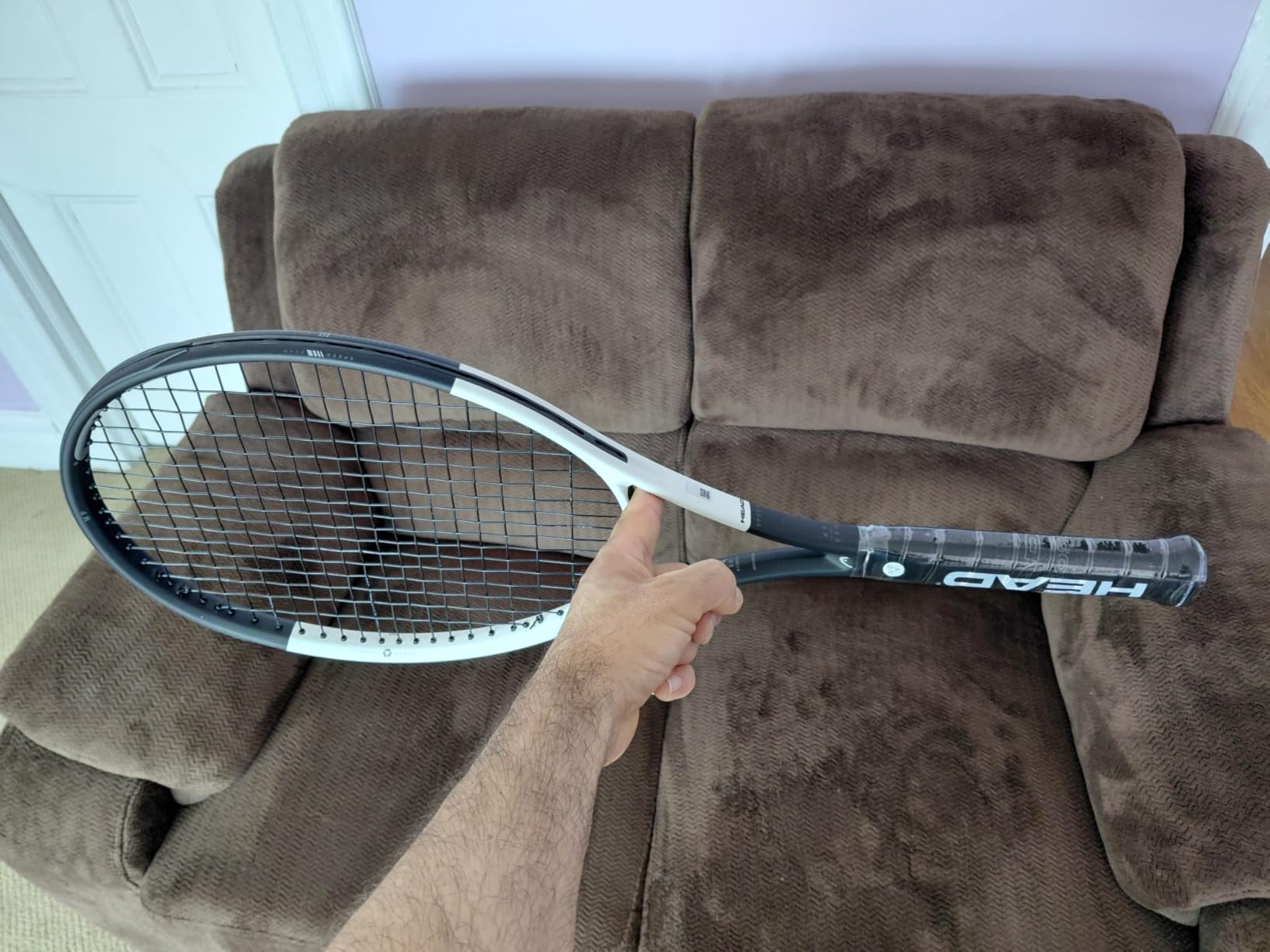 HEAD Speed MP 2024 Tennis Racquet | Strung Mid Tension with Velocity 16G String customer photo 1