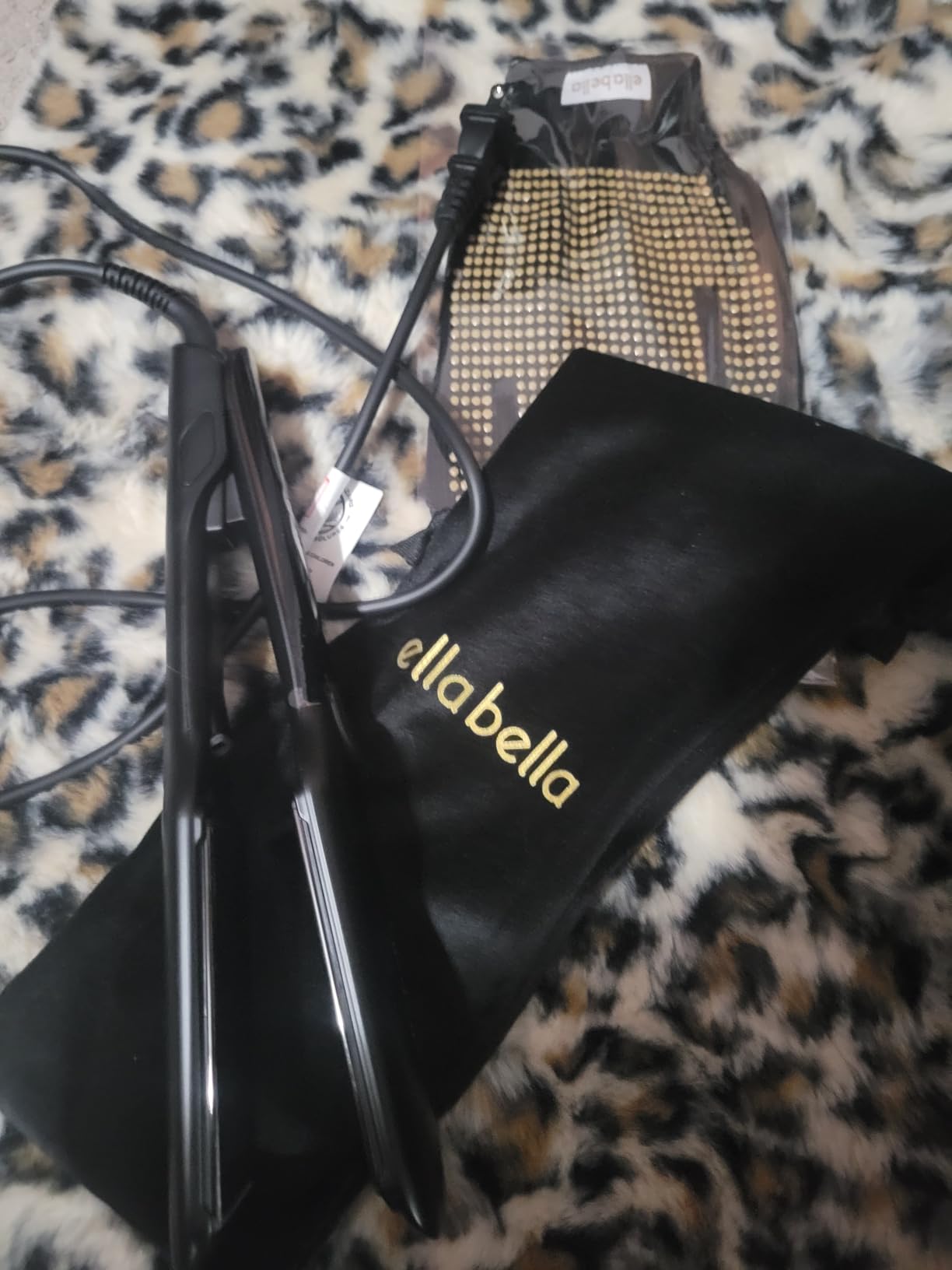 ELLA BELLA Titanium Flat Iron Hair Straightener Large with Infrared | Professional Straightening Iron for Women - Digital Display for Accurate Temperature Control. Good Housekeeping Featured customer photo 2