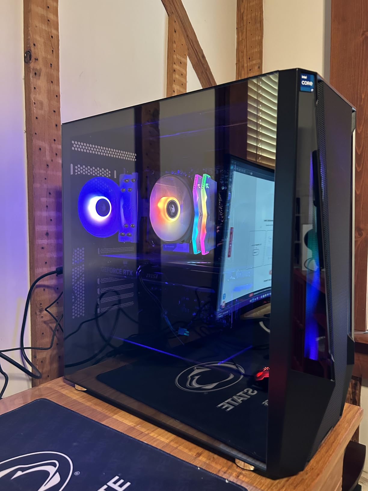 iBUYPOWER TraceMesh Gaming PC Computer Desktop TMI7N46T01 (Intel Core i7 14700F, NVIDIA GeForce RTX 4060 Ti 8GB, 32GB DDR5 5600 RGB (16x2), 1 TB NVMe SSD, WiFi Ready, Windows 11 Home) customer photo 1