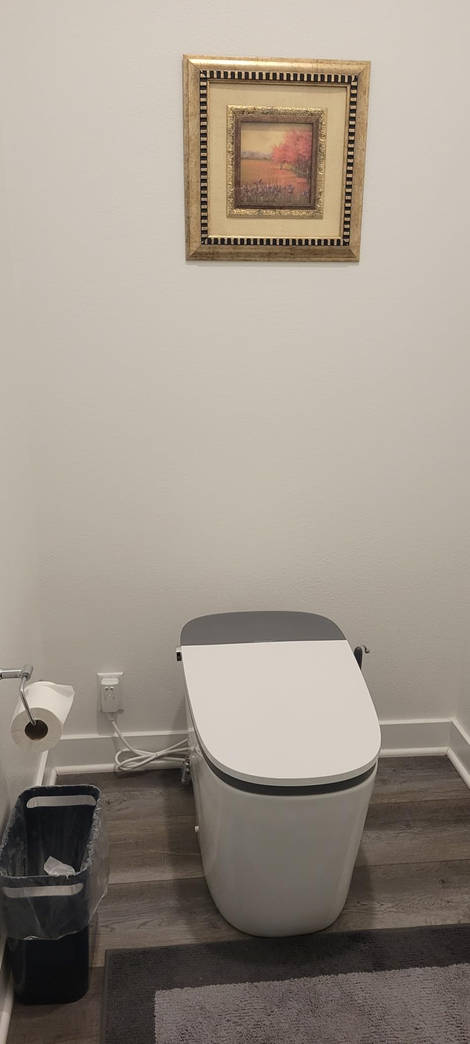 WOODBRIDGE Smart Toilet with 1000g MaP Flush Score & Foam Shield (B0930S) | Auto Open/Close, ADA Comfort Height, Auto Dual Flush, Moving Air Dryer, Foot Sensor & Blackout Flush, Heated Seat customer photo 1