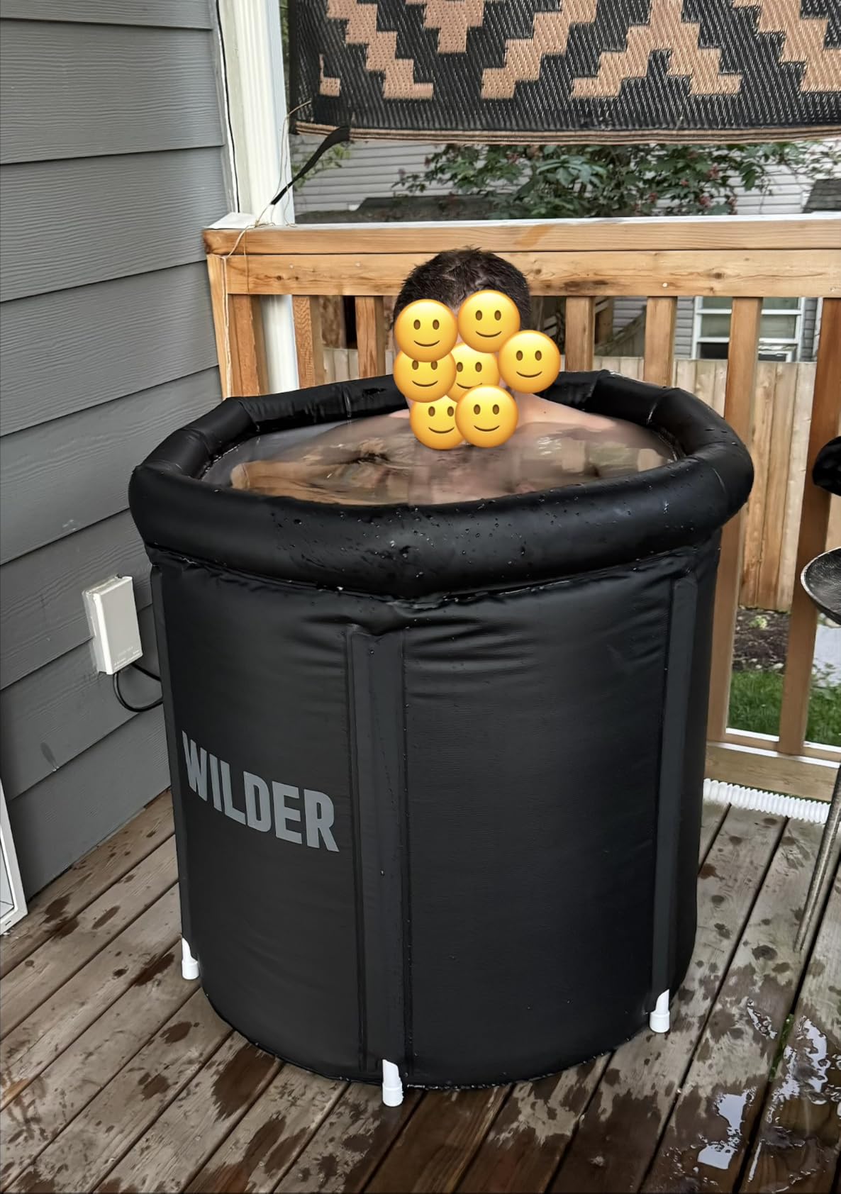 Wilder XL Ice Bath Cold Plunge - 86 Gallon Portable Ice Bath Tub for Recovery and Cold Water Therapy - Triple Insulated customer photo 1