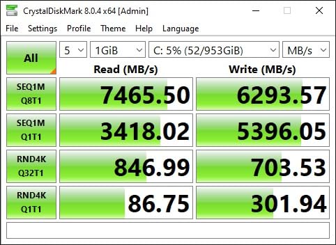 XPG ADATA 8TB GAMMIX S70 Blade - Works with PlayStation 5, PCIe Gen4 M.2 2280 Internal Gaming SSD Up to 7,400 MB/s (AGAMMIXS70B-8000G-CS) customer photo 1