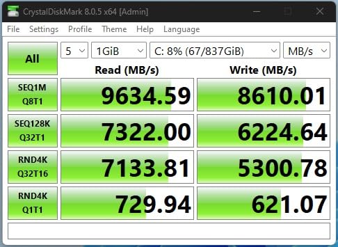 Crucial T705 PCIe Gen5 NVMe 1TB SSD, Up to 13,600MB/s, TLC NAND, Intel & Ryzen Compatible, for Hardcore Gaming & High-Speed Storage, Solid State Drive, Includes 1Mo Adobe CC - CT1000T705SSD3 customer photo 1