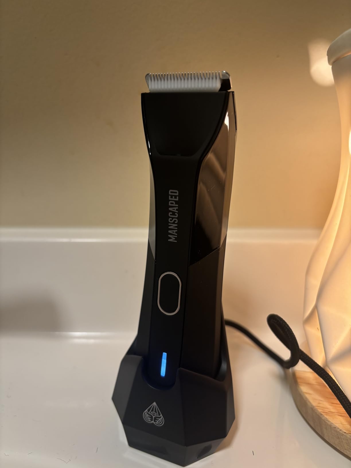 MANSCAPED The Lawn Mower 4.0 PRO - Groin & Body Hair Trimmer | Updated SkinSafe Trimmer Blade, Waterproof Wet/Dry Groomer, USB-C & Wireless Charging, Men's Ball Shaver with Travel Lock customer photo 1
