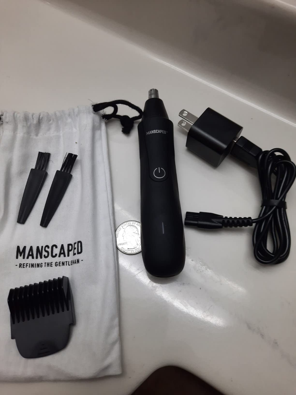 MANSCAPED The Lawn Mower 4.0 PRO - Groin & Body Hair Trimmer | Updated SkinSafe Trimmer Blade, Waterproof Wet/Dry Groomer, USB-C & Wireless Charging, Men's Ball Shaver with Travel Lock customer photo 2