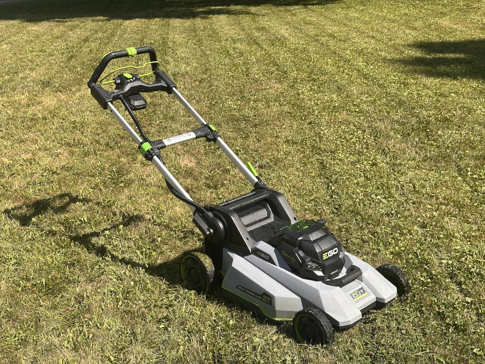 EGO POWER+ Electric Lawn Mower, Self-Propelled Cordless with Select Cut and Touch Drive, Includes (2) 56V 6.0Ah Batteries and Rapid Charger - LM2134SP-2 customer photo 1