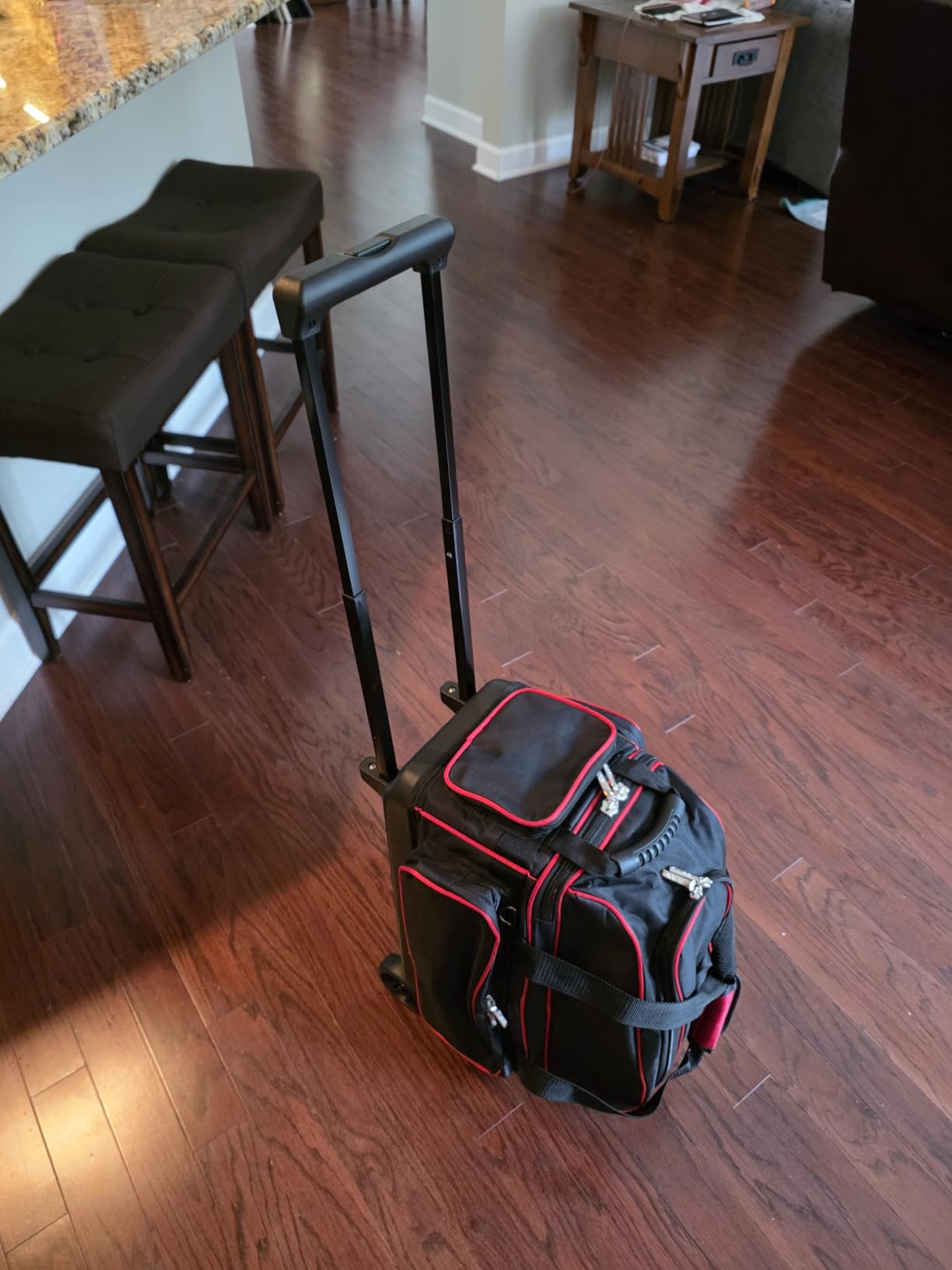 Pyramid Deluxe Double Roller 2 Ball Bowling Bag with Large Separate Shoe Compartment and Accessory Pockets customer photo 2