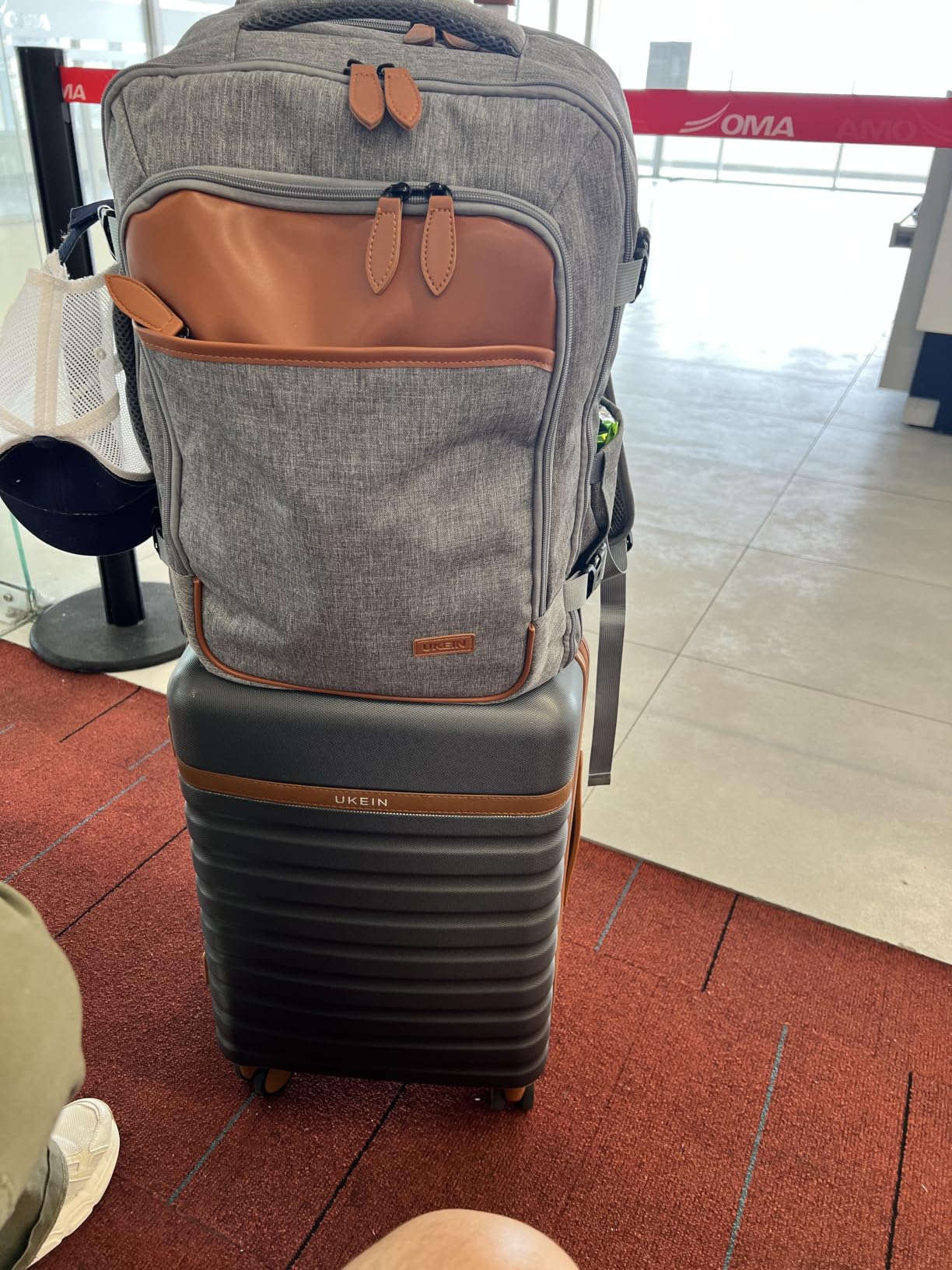 UKEIN Luggage Sets 3Piece, Carry On Luggage 20in Suitcase Set With Backpack customer photo 1