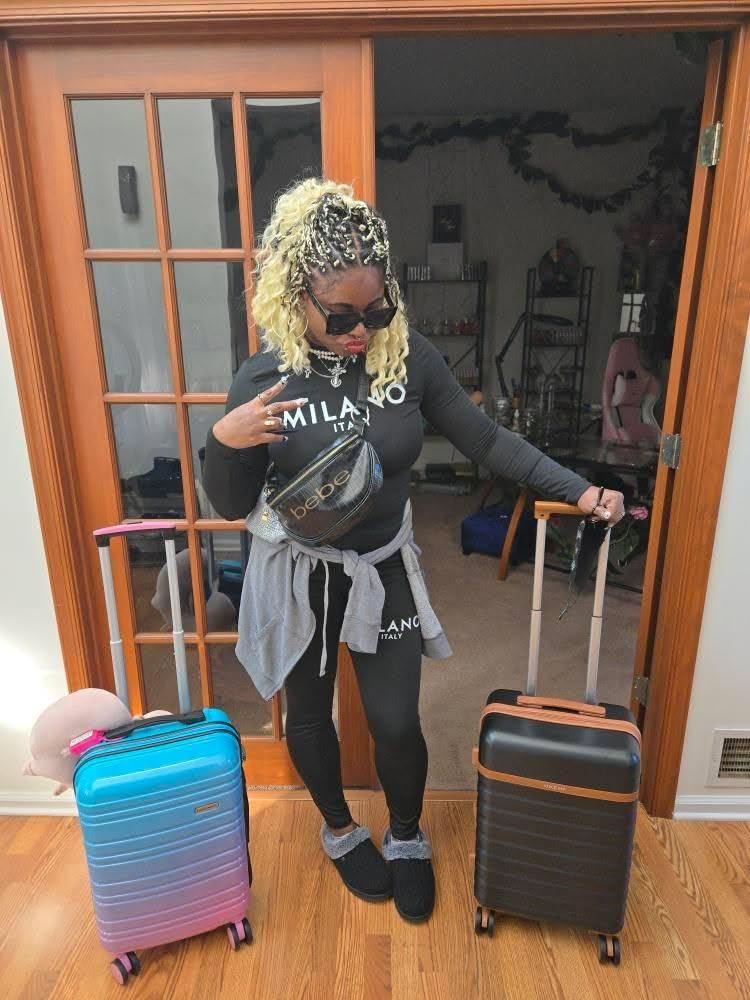 Luggage Sets 3Piece, Carry On Luggage 20in Suitcase Set With Backpack customer photo 1