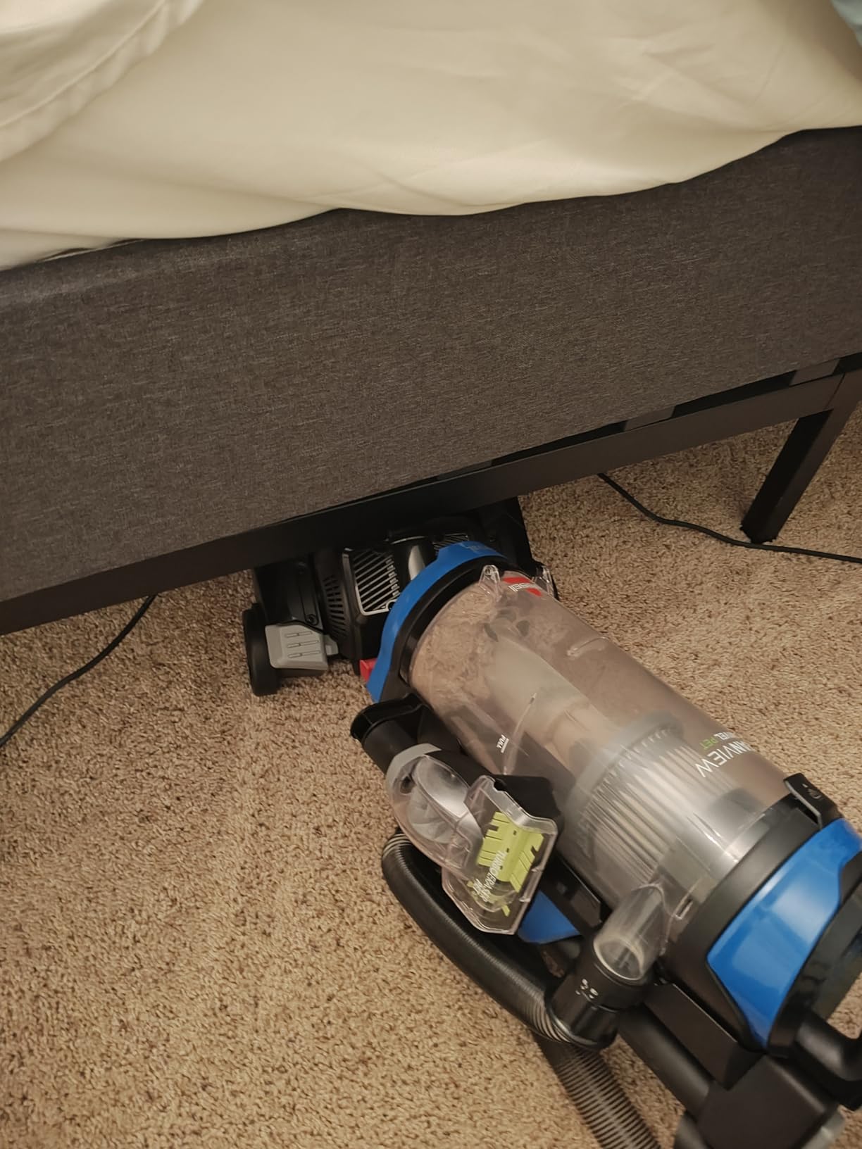Bissell CleanView Swivel Vacuum, Triple Action Brush Roll, 3836 | Multi-cyclonic suction; extension wand; easy-empty dirt tank; swivel steering for maneuverability customer photo 1