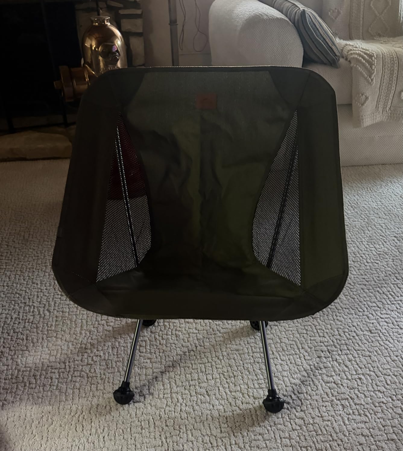 Naturehike YL08 Ultralight Camping Chair - Only 2.12 LBS, Anti-Sinking Feet, Portable Lightweight Backpacking Chair, Breathable Side Mesh, Quick-Setup Shock-Cord Foldable Frame customer photo 2