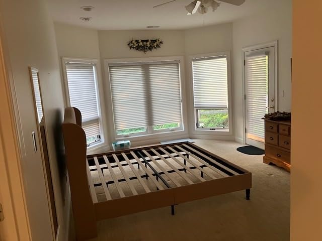 koorlian Queen Size Bed Frame Upholstered Platform Bed with 51