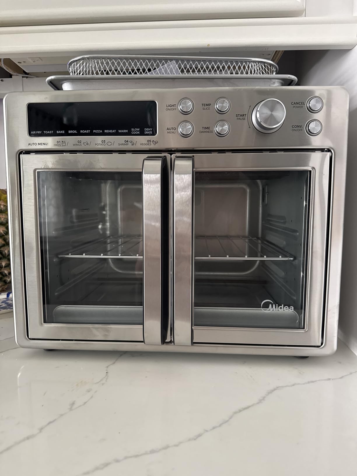 Midea Flexify Classic French Door Toaster Oven Air Fryer Combo, 26.4 QT | 10-in-1 Large Capacity, 25% Faster Cooking and 90% Less Oil, Stainless Steel customer photo 2