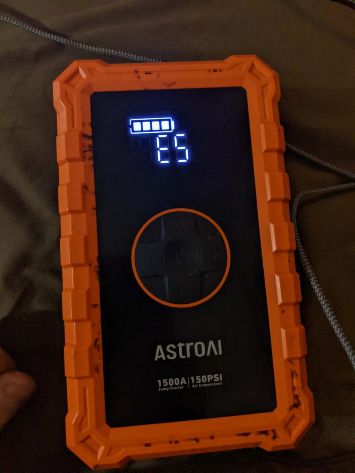 AstroAI S8 Air 3000A Jump Starter with Air Compressor, 12V Jump Box | Car Battery Booster Pack for 9L Gas/6.5L Diesel - 150PSI Auto-Off Tire Inflator - 2.4