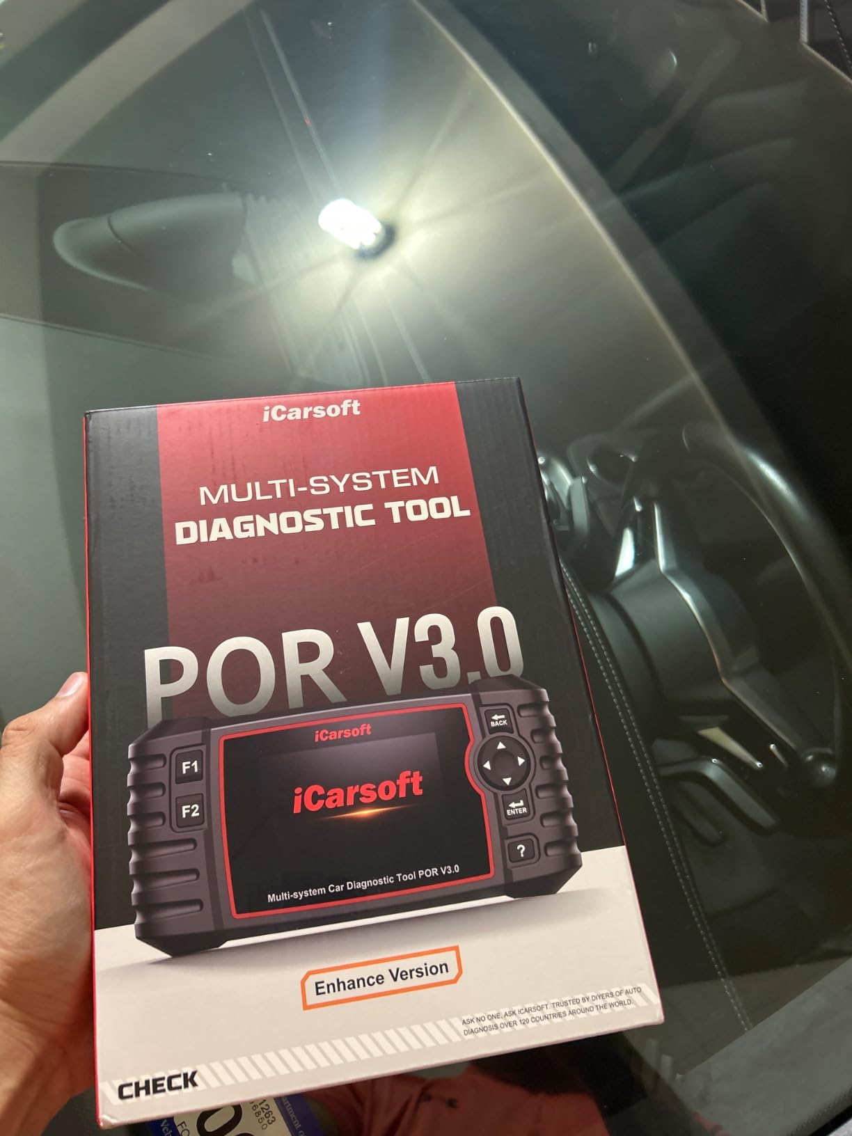 Bidirectional Diagnostic Tool for Porsche/Cayenne, iCarsoft POR V3.0 All System OBD2 Scanner, 26 Resets +12 Extra Services Battery Registration Code Reader for Porsche, Support CAN-FD, Free Update customer photo 2