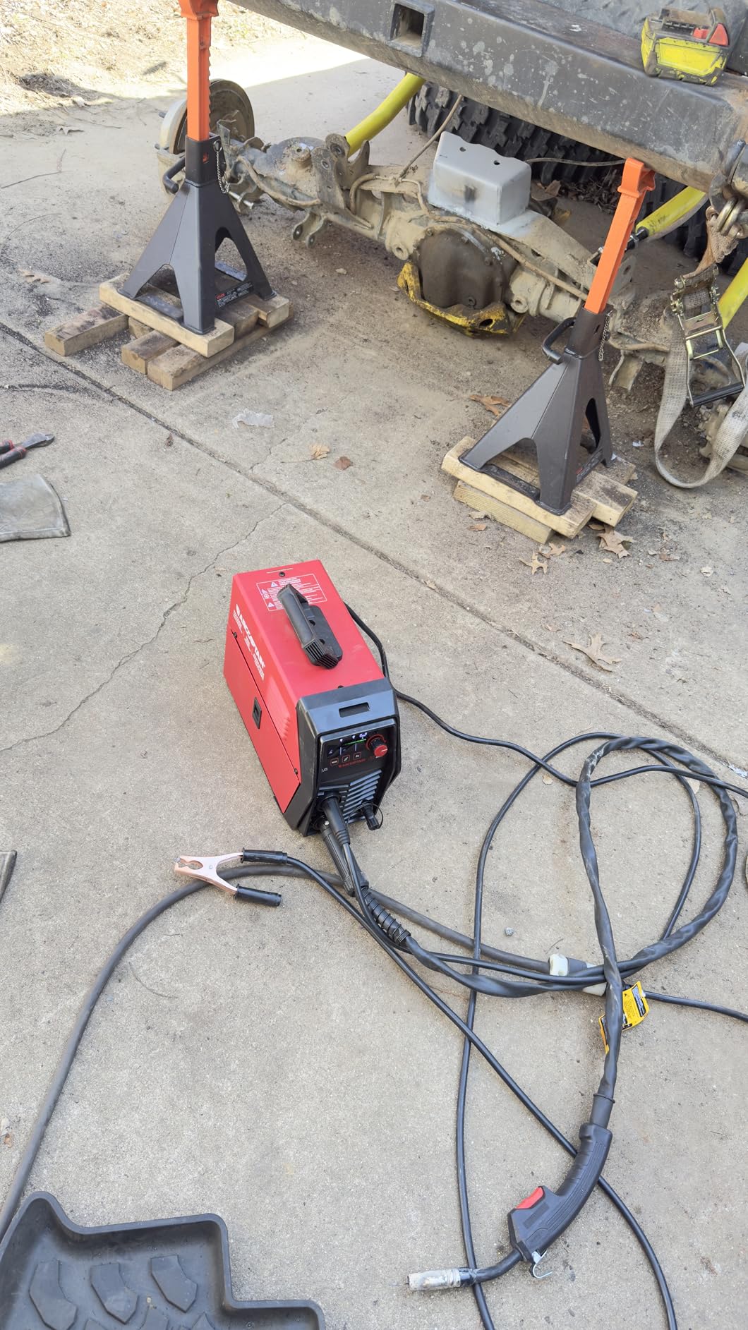 ARCCAPTAIN iControl MIG145 Pro 145A Flux Core MIG Welder 120V Welding Machine Gasless MIG Welder Flux MIG/MMA Stick/Lift TIG, 3 in 1 Welder Machine with Synergy, Portable Welder, APP Control customer photo 1