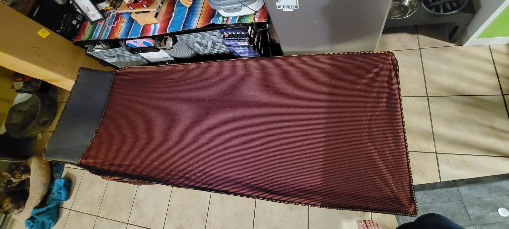 Slsy Oversized Folding Camping Cot for Adults with Pad, 32in Wide, 900LBS customer photo 2