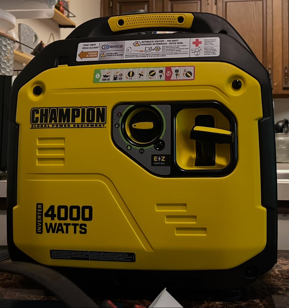Champion Power Equipment 4000-Watt RV Ready Portable Inverter Generator with Quiet Technology and Free 3-Year Warranty customer photo 1
