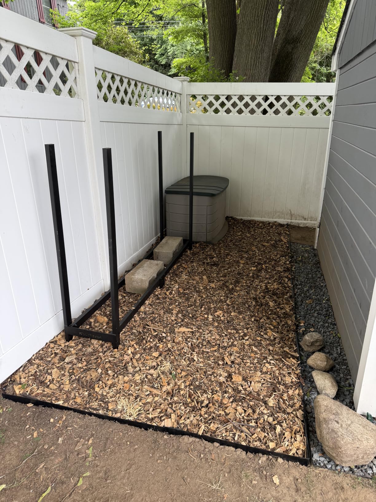 LAVEVE Galvanized Steel Landscape Edging 4-Pack, 40