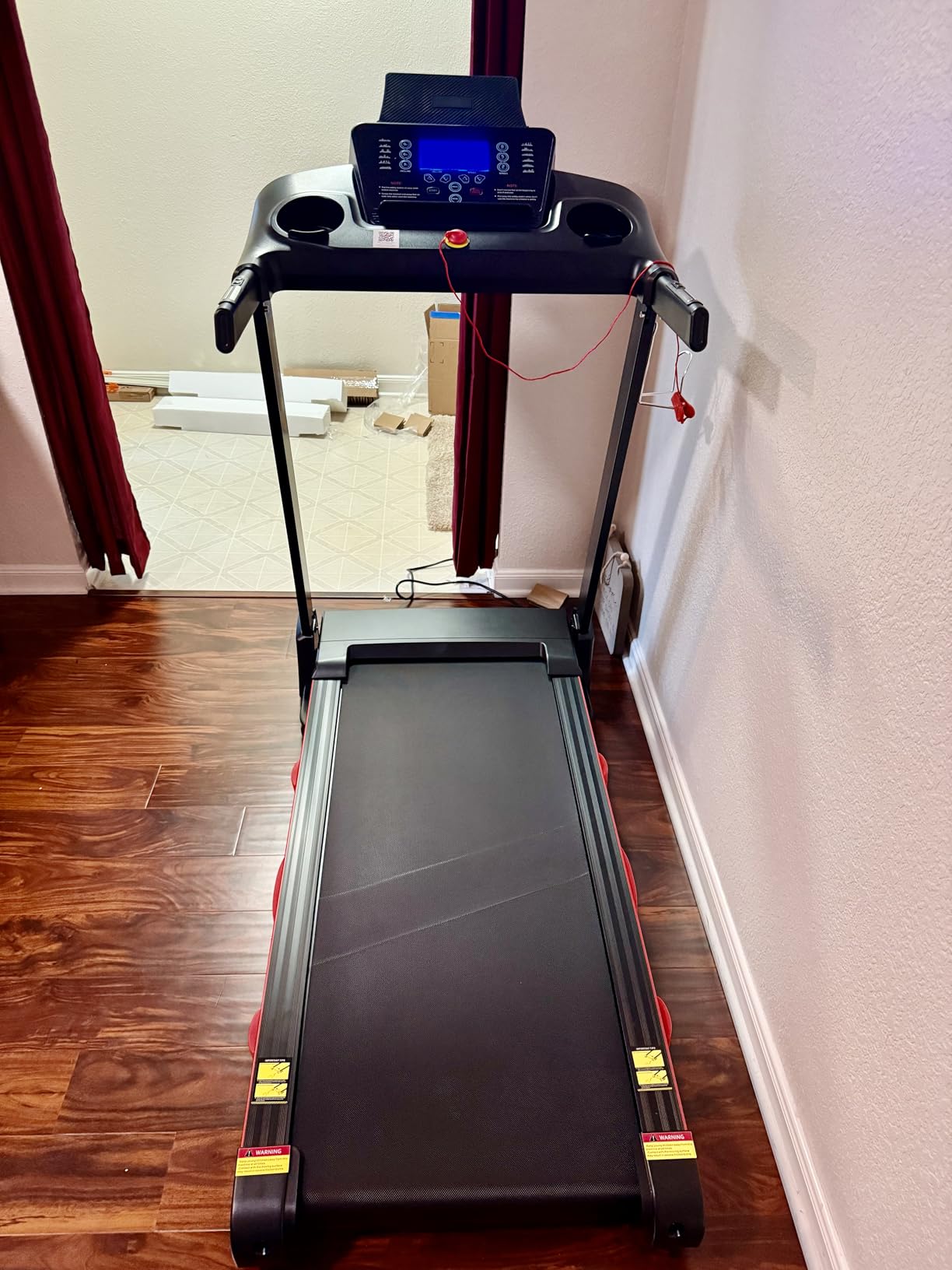 ATEEDGE Treadmills for Home, 15% Auto Incline, Foldable, 350LB Capacity | 18-Inch Wide Running Belt; Quiet 3 HP Motor; Heavy-Duty Support; Shock Absorption Deck; Joint-Friendly Cushioning customer photo 2