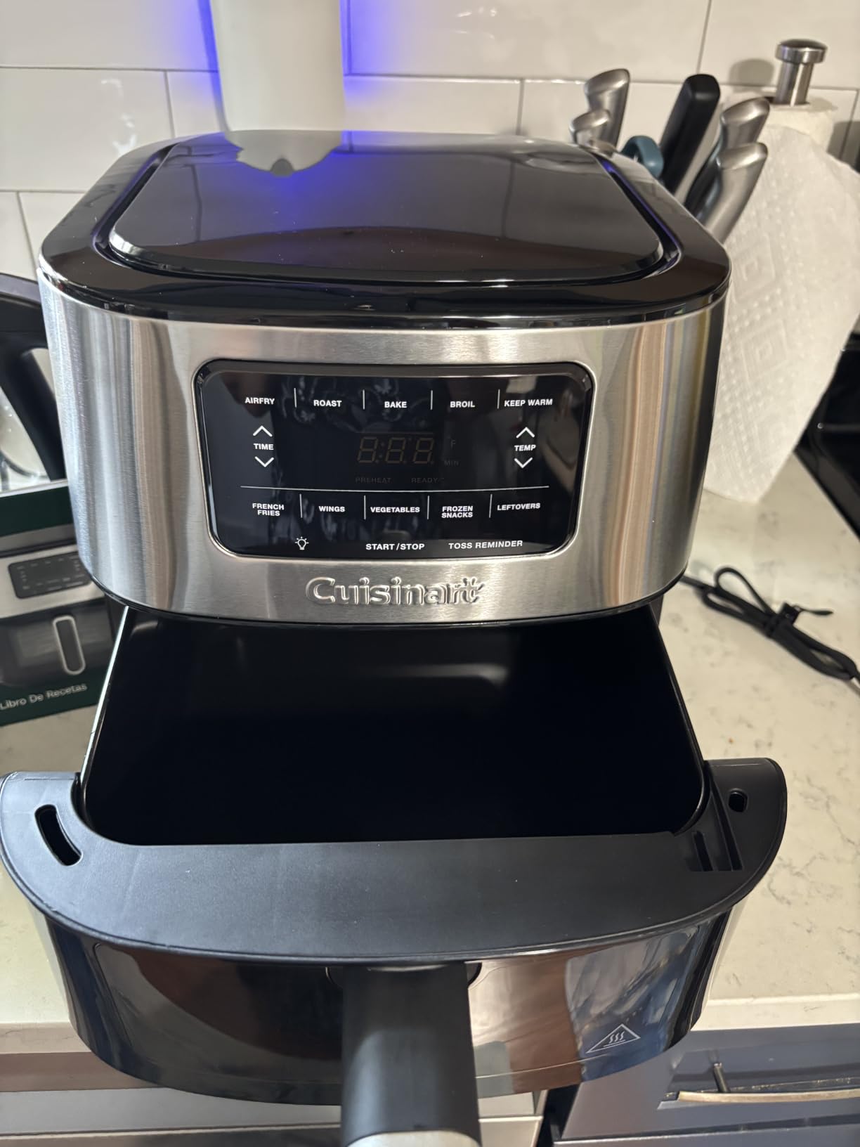Cuisinart Air Fryer, 4.5-Quart Basket Fryer with 4 Cooking Functions, AIR-160NAS, Stainless Steel & Black customer photo 1