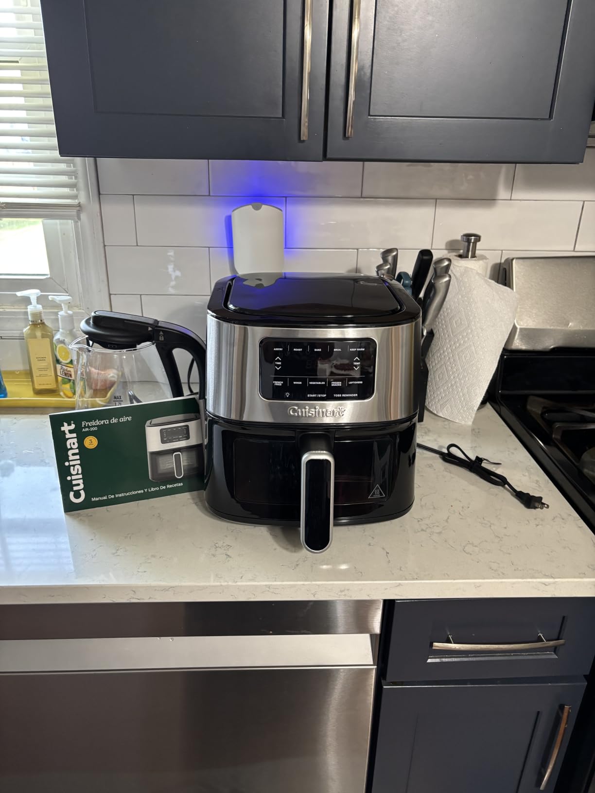 Cuisinart Air Fryer, 4.5-Quart Basket Fryer with 4 Cooking Functions, AIR-160NAS, Stainless Steel & Black customer photo 2