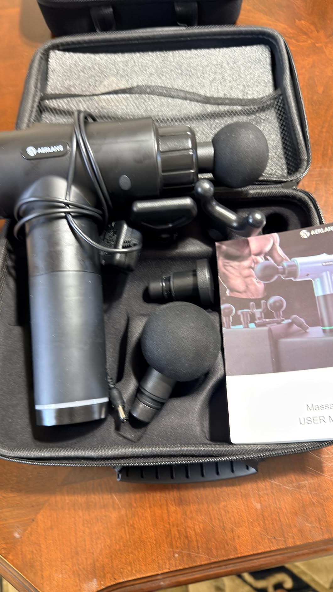 Massage Gun with Heat Massager Deep Tissue Muscle Massager Gifts for Men customer photo 1