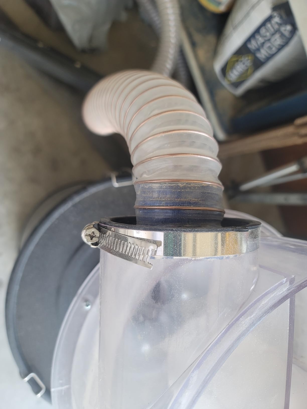 VEVOR Cyclone Dust Separator with Metal Tank, 4
