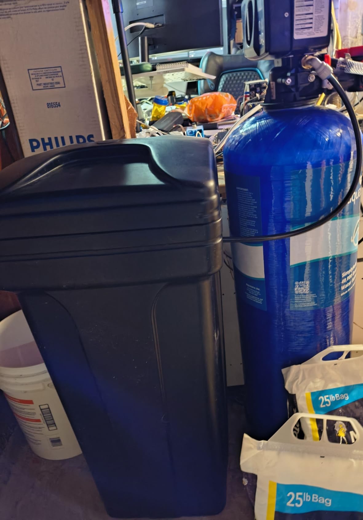 Aquasana SimplySoft Whole House Water Softener | 60K Grain | WH-SF60-BASE | Hard Water Reduction | 16.6 GPM | Metered Regeneration customer photo 1