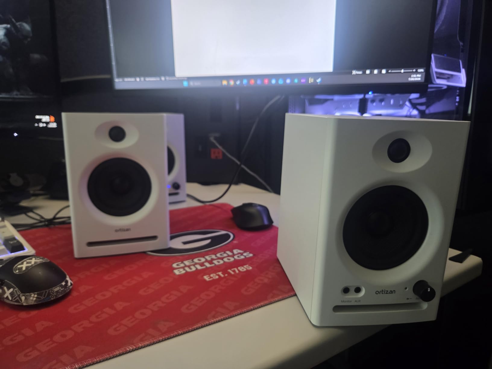Ortizan C7 Powered Studio Monitors Pair with Bluetooth 5.3 - Compact Active Monitors for Music Production, Content Creation, Gaming and Desktop Audio customer photo 1
