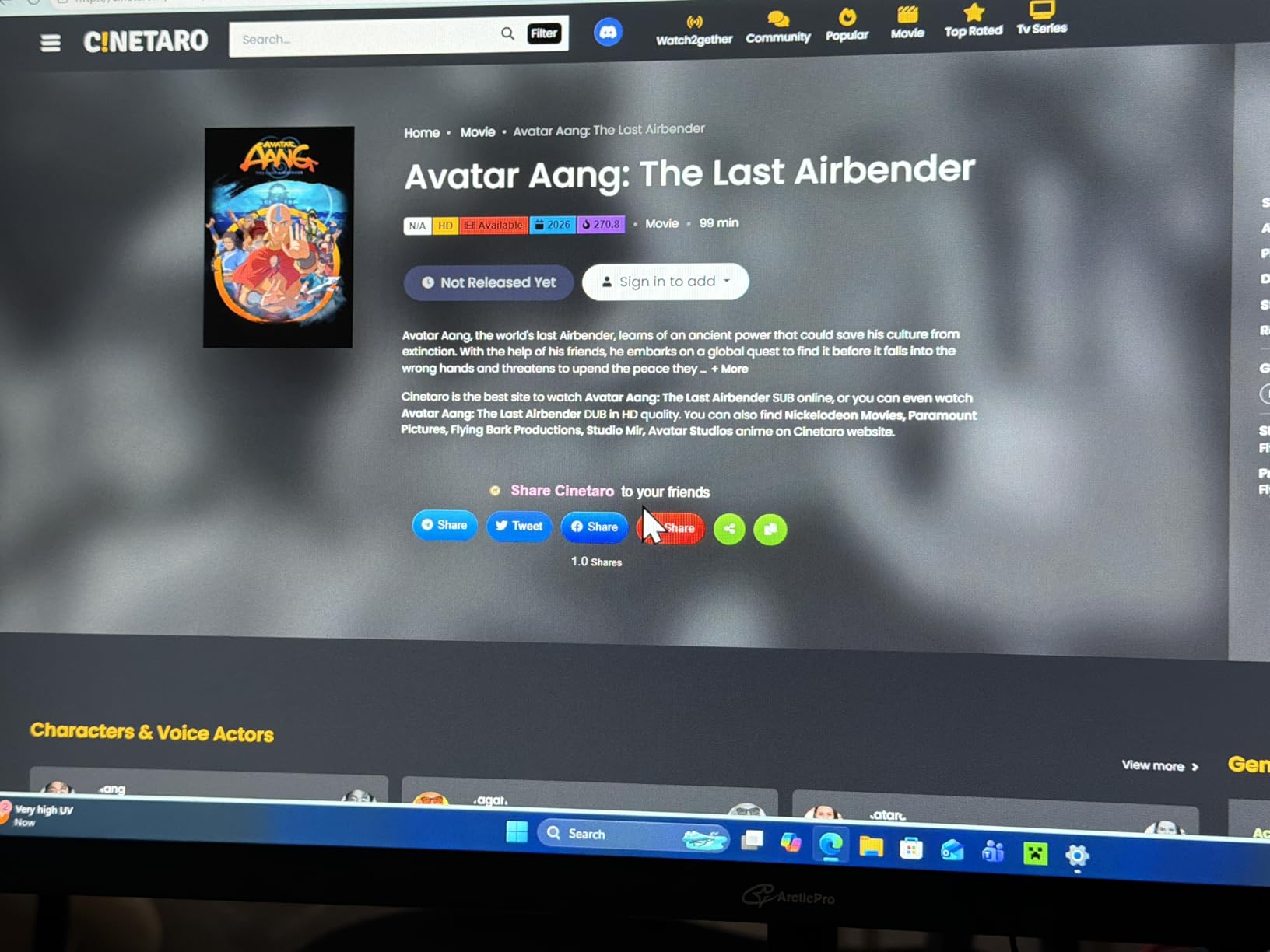 ArcticPro 22 Inch Gaming Monitor 144Hz FHD Computer Monitor customer photo 2