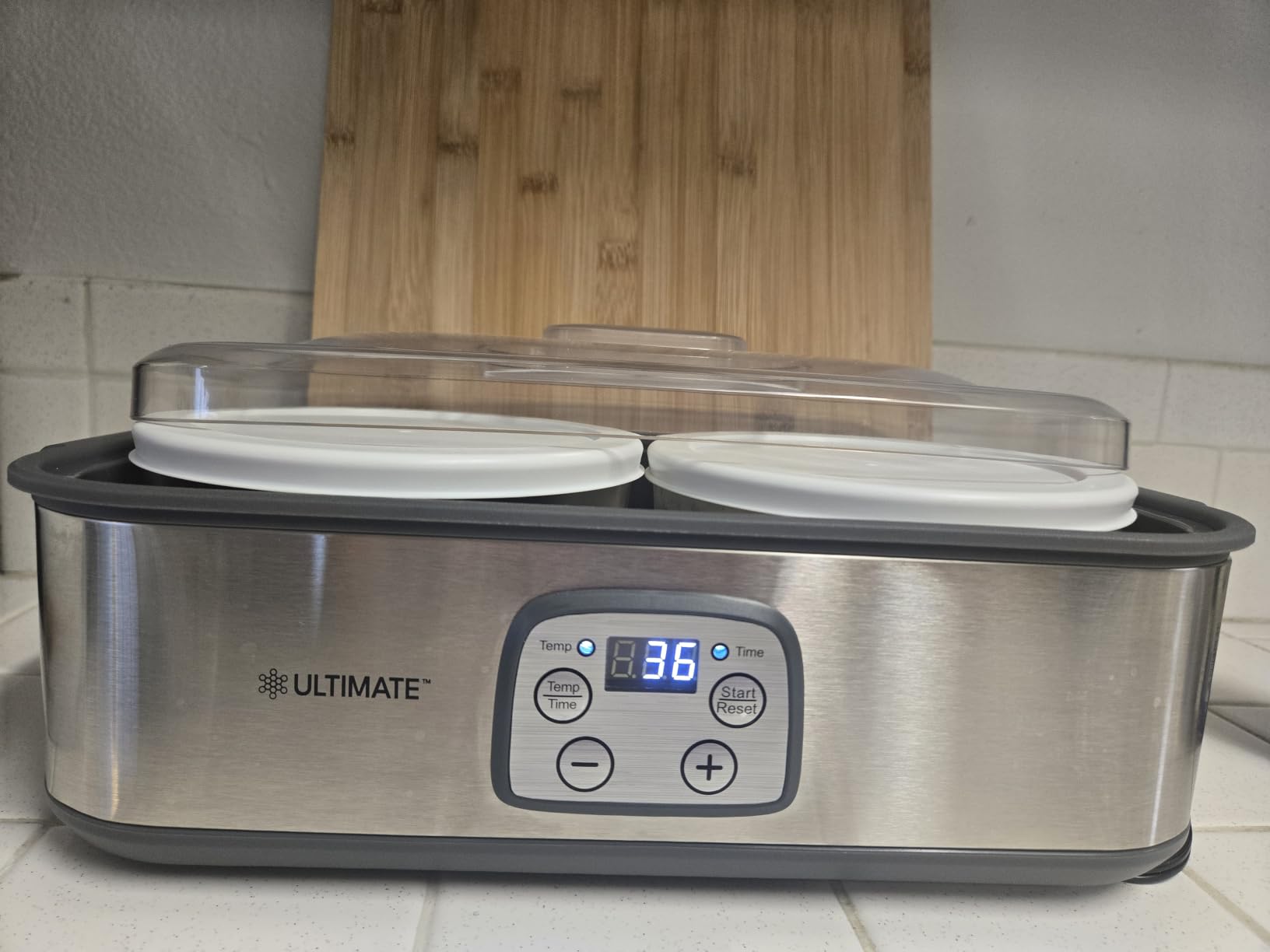 Ultimate Probiotic Yogurt Maker with Adjustable Temperature & Time Control - Make Trillions of Live Probiotics & Get Better Gut Health - ULTIMATE LIFETIME WARRANTY customer photo 2