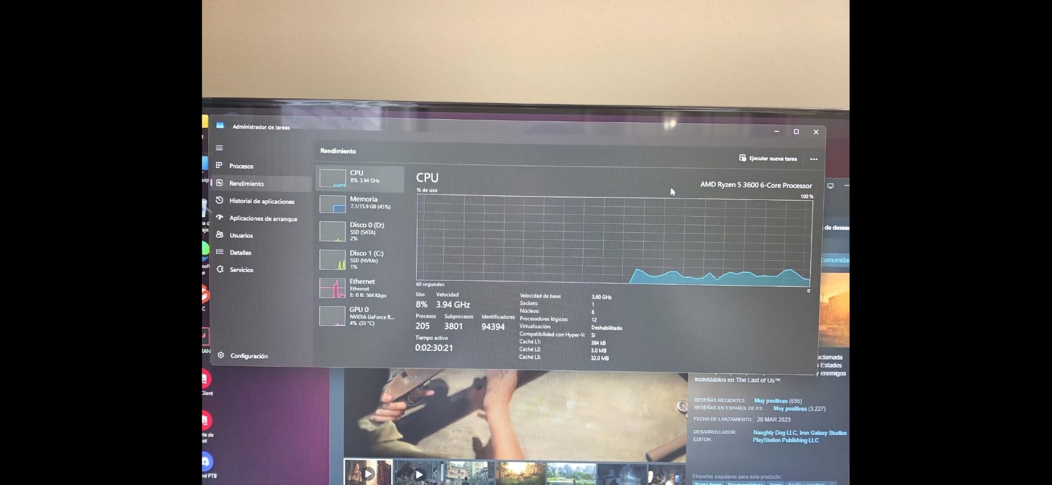 MXZ Gaming PC Computer R5 3600, RTX 4060, 16G DDR4, NVME 500G, A520, 6RGB Fans, Win 11 Pro Ready to use, Gamer Desktop Computer (R5 3600 | RTX 4060) customer photo 2