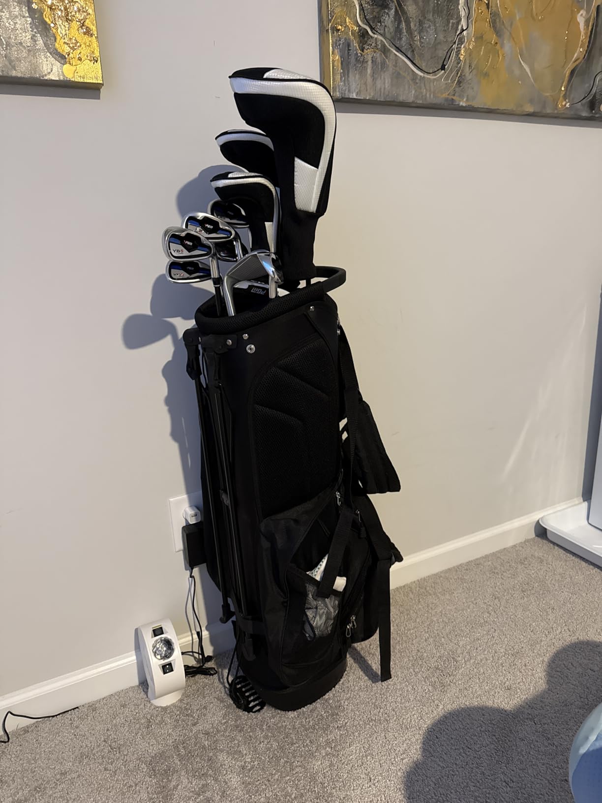 PGM 12/15 Pieces Men's Complete Golf Club Set with Driver, Fairway, Hybrid, Irons, Putter, Stand Bag & Headcovers - Right Handed - Ideal for Beginners (Standard/Tall Sizes) customer photo 1