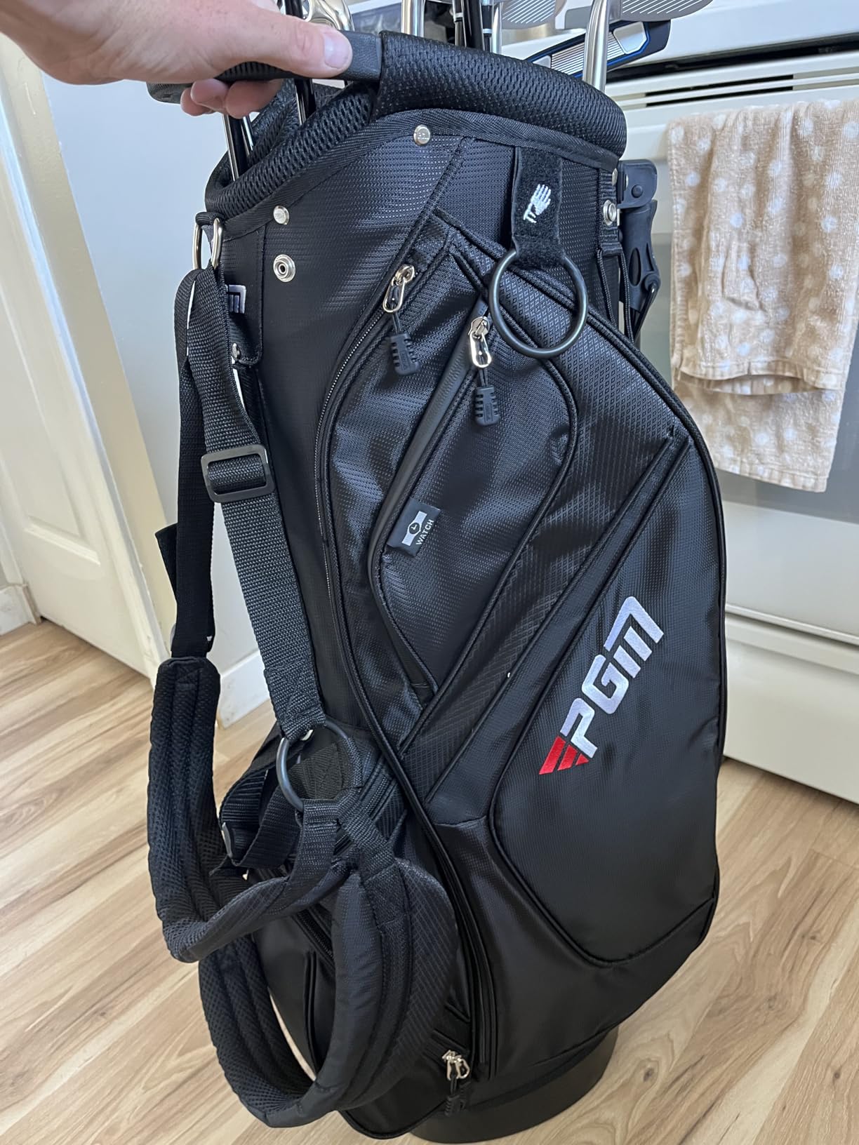 PGM 12/15 Pieces Men's Complete Golf Club Set with Driver, Fairway, Hybrid, Irons, Putter, Stand Bag & Headcovers - Right Handed - Ideal for Beginners (Standard/Tall Sizes) customer photo 2