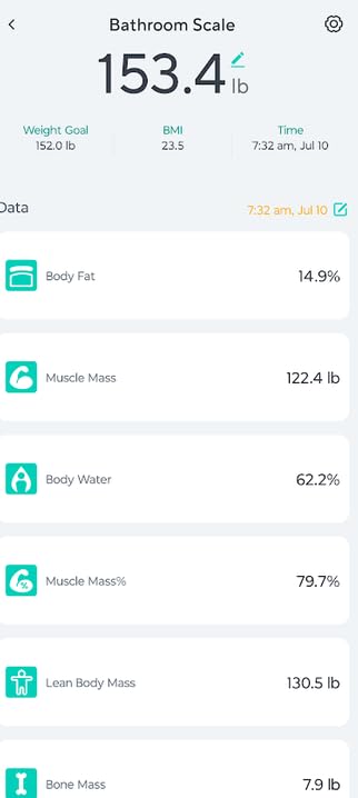 Wyze Scale Ultra Smart Scale for Body Weight, BMI & Muscle Mass | Wi-Fi & Bluetooth Sync, 4.3