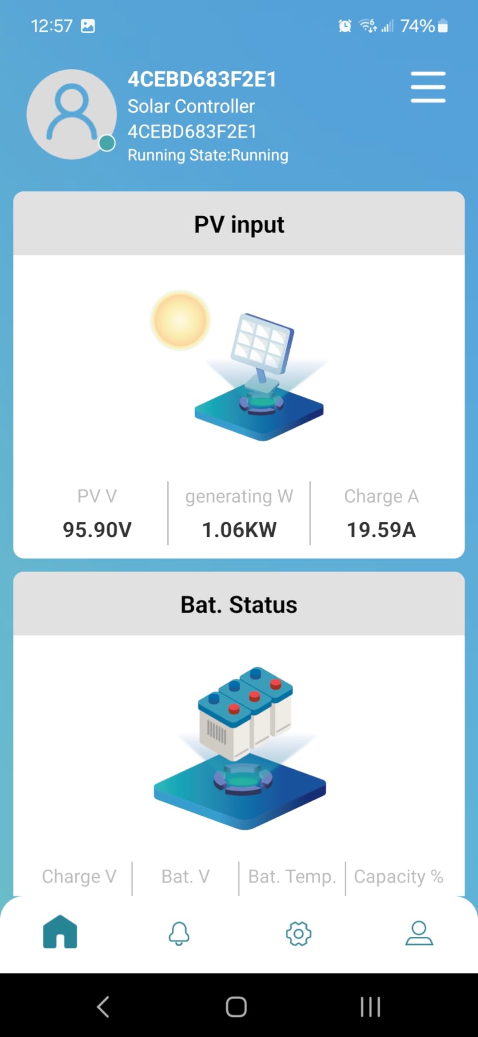 JJN 100 Watt Solar Panel, N-Type 16BB High Efficiency 12 Volt Solar Panels, 25% High Coversion Rate Solar Module PV Charge for Boat Rooftop Caravan and Other Off-Grid System customer photo 1
