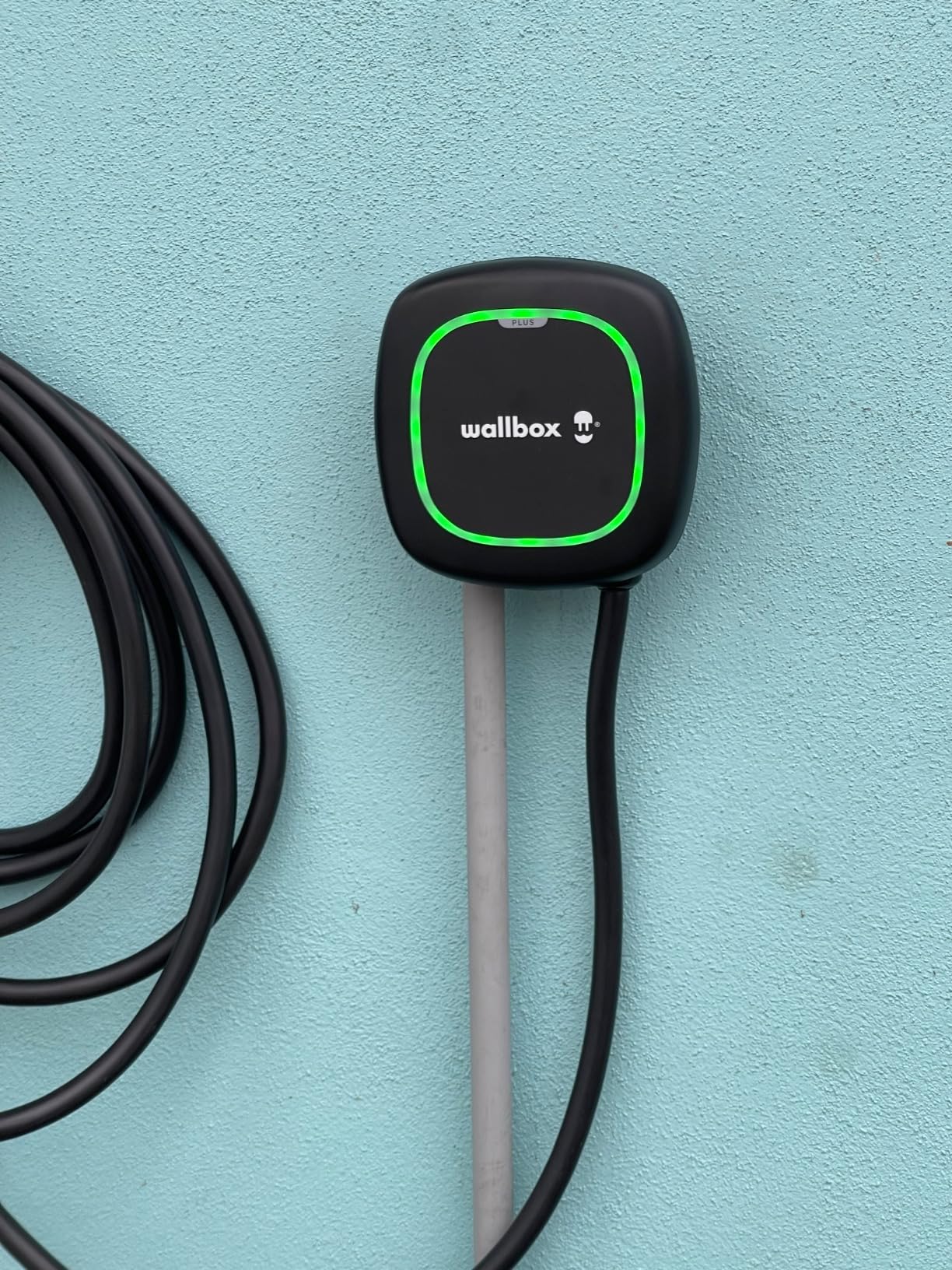 Wallbox Pulsar Plus Level 2 Ev Charger 48A, Electric Car Charger EVSE J1772 | Hardwired 48 Amp EV Charger Level 2, Electric Vehicle Charging Station Solar Energy Compatible, 25ft Cable, Outdoor & Indoor customer photo 2
