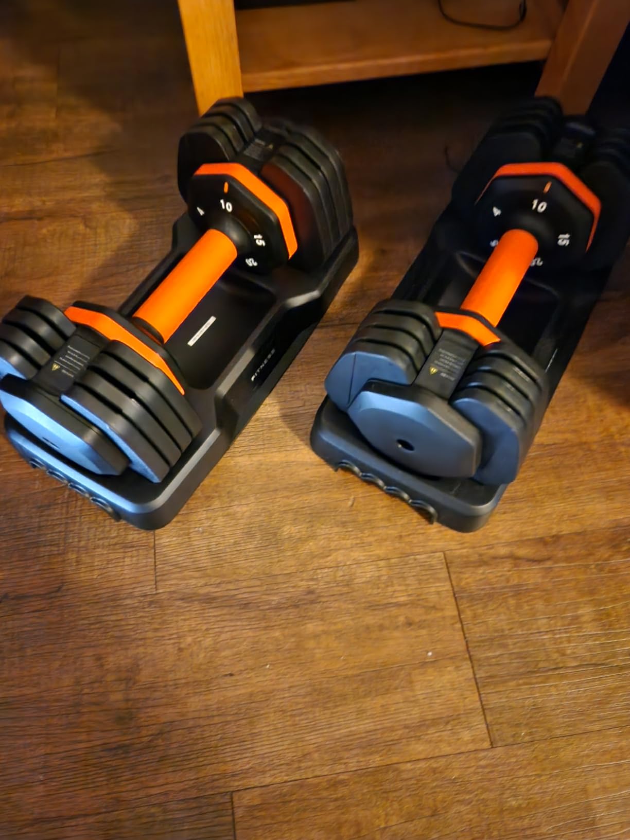 2026 FDB2 Updated Adjustable Dumbbell Set of 2, 5-in-1/10-in-1 Weights Dumbbell Set with Storage Box, 25lbs/55lbs Adjustable Weights with Anti-slip Silicone Grip, Weight Set For Home Gym Suit both Men and Women customer photo 2