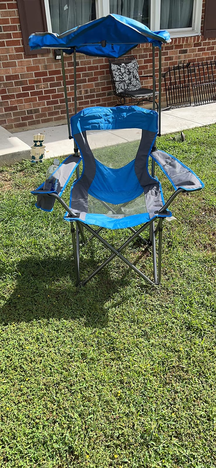 ALPHA CAMP Heavy Duty Canopy Camping Chairs with Adjustable Sunshade - 400 LBS, Steel Frame, 600D Oxford fabric, Phone holder, Cup holder, Carry Bag customer photo 1