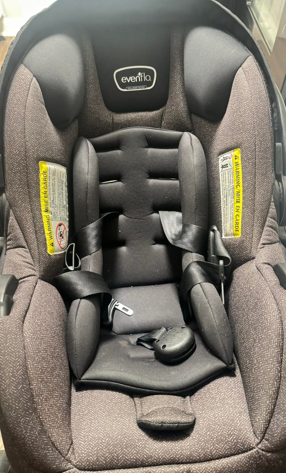 Evenflo Pivot Modular Travel System w/LiteMax Preemie and Infant Car Seat | 6 Modes of Use, Rear-Facing Mode for Infants 3-30 lbs, Stroller use up to 50 lbs (Dusty Rose Pink) customer photo 2
